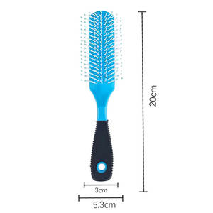 Peigne à cheveux en plastique <span class=keywords><strong>pas</strong></span> <span class=keywords><strong>cher</strong></span>, peigne à dents fines pour la coiffure - Product Image 6