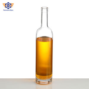 Aangepaste Extra Vuursteen Lege Gin Wodka Fles Groothandel 1000Ml Liquor Fles Cognac Wodka 375Ml Glazen Flessen - Product Image 6