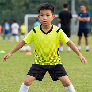 ชุดฝึกซ้อมฟุตบอลคุณภาพสูง เสื้อฟุตบอลอเมริกา ชุด 10 ตัว เสื้อฟุตบอลแบบสั่งทำ - Product Image 3