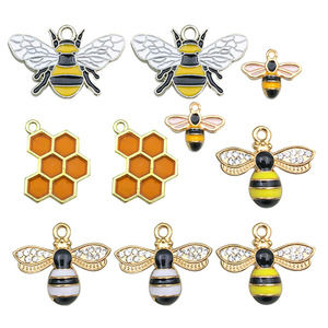 Pendentif nid d'abeille en alliage de zinc, accessoire de bijouterie DIY pour projets créatifs, automne 2023, origine Yiwu SN266 - Product Image 5