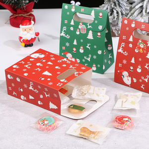 Hot bán tùy chỉnh tái chế giáng sinh vui vẻ túi giấy bên túi quà tặng cho món quà - Product Image 6