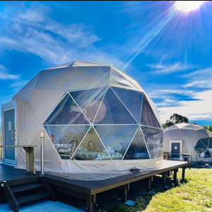 Tente de dôme d'hôtel de <span class=keywords><strong>camping</strong></span> <span class=keywords><strong>en</strong></span> plein air de taille personnalisée tentes de dôme géodésique les plus chaudes de vente - Product Image 1