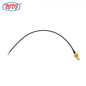 Cavo Adattatore SMB a UFL/<span class=keywords><strong>U</strong></span>.FL/RF con Connettore Maschio SMB a Paratia con Dado di Fissaggio OD 1.13 1.37 mm Cavo di Prolunga - Product Image 2