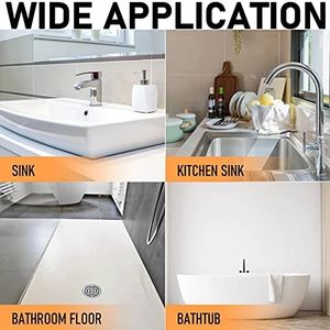 Couvre-drain de salle de bain et de cuisine jetable carré 15x15cm, exporté vers la Corée, avec pâte renforcée et 2 poignées - Product Image 4