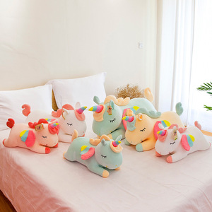 Peluche di alta qualità peluche <span class=keywords><strong>unicorno</strong></span> peluche simpatico <span class=keywords><strong>cuscino</strong></span> di peluche <span class=keywords><strong>unicorno</strong></span> rosa - Product Image 3