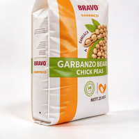 Sac en polypropylène tissé (PP) personnalisé, imprimé, de qualité alimentaire, imperméable, avec poignée, pour emballage de farine, riz, céréales, aliments pour animaux, 5 kg, 10 kg, 25 kg