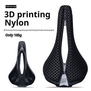 ENLEE <span class=keywords><strong>Ultra</strong></span>-léger pour vélo de route VTT Design creux <span class=keywords><strong>Selle</strong></span> de vélo en fibre de carbone imprimée en 3D confortable et respirante - Product Image 4