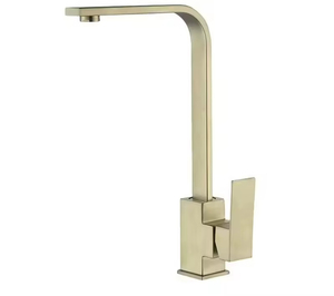Modern Luxury Stainless Steel <strong>Square</strong> Flat Tube Deck Mounted Kitchen Sink Faucet 360 Degree Swivel Hot and Cold Water Mixer <strong>Tap</strong> - Product Image 4