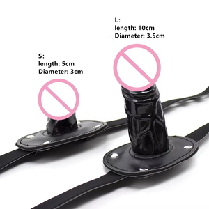 Tapón Bucal SM, Tapón Bucal de Silicona Negra para Masturbación Femenina, Juguetes Sexuales para Mujeres - Product Image 2