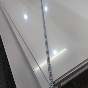 Lastra in PVC espanso rigido liscio da 3 mm, impermeabile, stampabile UV, per esterni, in Celuka, colore bianco legno Kraft, per pubblicità - Product Image 4