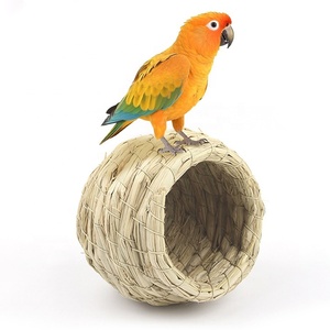 Nido <span class=keywords><strong>de</strong></span> Casa <span class=keywords><strong>de</strong></span> hierba tejido a mano para periquito, pájaro, loro, pollo, eclosión, dormir, descansar, poner <span class=keywords><strong>huevos</strong></span>, estera <span class=keywords><strong>de</strong></span> paja Natural - Product Image 5