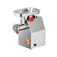 Hachoir à viande électrique commercial avec têtes interchangeables, hachoir à légumes, poussoir à saucisses, trancheuse, râpe, coupe-dés, robot culinaire