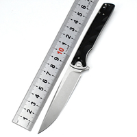 Nouveau couteau pliant G10 en acier CPM-D2 de haute qualité, durable, pour survie en extérieur, pêche, camping, portable, OEM, le plus vendu