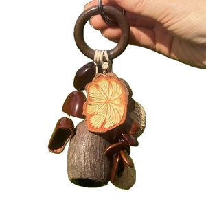 Wholesale Boho Handmade Natural Fruit Shell <b>Wind</b> <b>Chime</b> Bag Charm Hanging Pendant For Gift - Product Image 1
