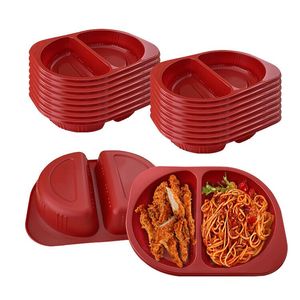 Disposable environmentally friendly can be customized plastic lunch box