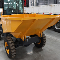BOB-LIFT populaire Mini Dumper 2 tonnes seau à bascule hydraulique avec cabine conducteur à vendre