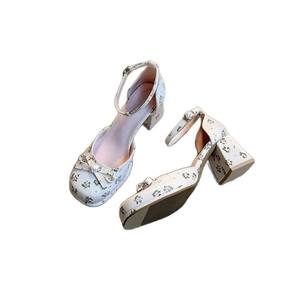 Sandalias de tacón grueso estilo francés para mujer 2026, diseño único y exclusivo, sandalias de moda para vacaciones y exteriores que no se repiten. - Product Image 6