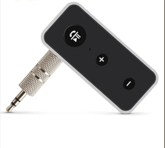 Araba Bt alıcı BT510 5.0 alıcı mikrofon ile 3.5mm aux Stereo ses müzik handfree kablosuz adaptörü