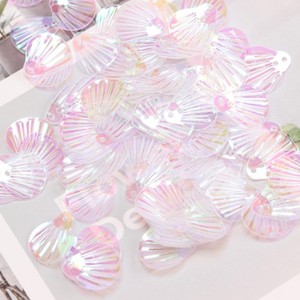 Bela Shell Em Forma De Mar Glitter Iridescente Sea Life Lantejoulas Conchas De Praia Confetti para Slime Nail Art Beleza Em Massa - Product Image 6