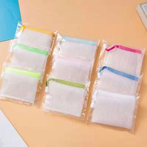 Factory Sheer <b>Bags</b> Drawstring <b>Mesh</b> Cleansing Foam Wrapped Soap Pouch Plastic Pe <b>Mesh</b> <b>Bag</b> for Jewelry - Product Image 4