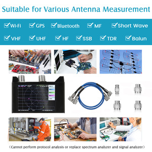 NanoVNA SAA-2N VNA 안테나 분석기 메탈 케이스 4 인치 디스플레이 50KHz -<span class=keywords><strong>3GHz</strong></span> 벡터 네트워크 분석기, HF VHF UHF 나노 VNA - Product Image 2