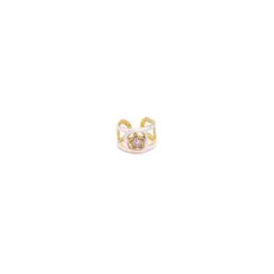 Fashion <b>Rings</b> 316L Stainless Steel PVD <b>Gold</b> Plating Star Design Adjustable Band Sustainable Resistant Jewelry - Product Image 1