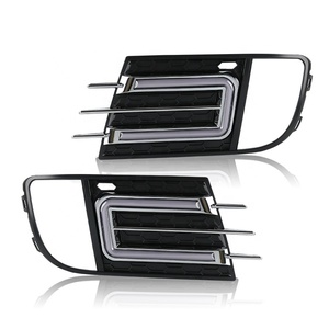 Pour VW <span class=keywords><strong>Tiguan</strong></span> 2013 2014 2015 2016 feux de jour modifiés <span class=keywords><strong>led</strong></span> antibrouillard Streamer direction barre avant feux de jour - Product Image 1