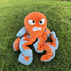 Sert peluş köpek oyuncaklar büyük interaktif Pullable ve römorkör savaş büyük ahtapot gıcırtılı Doggie oyuncak onları büyük köpekler için meşgul tutmak - Product Image 6