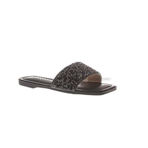 Square Head <b>Flat</b> Bottom Comfortable New Women's Slippers Out Wear Oversized Casual Beach Sandals - Product Image 5
