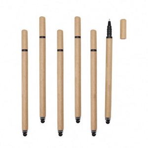 2 1 Multifunctional Eco-Friendly Capacitive Custom Logo Writing Ball Pen Touch Screen Click <b>Rolling</b> <b>Paper</b> Feature Abs - Product Image 2
