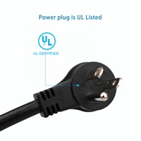 Kabel Flat Amerika AS 3 Cabang 15 Kaki SPT-3 16AWG 3 Stopkontak untuk Perpanjangan Kabel Peralatan Rumah Tangga