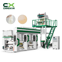 Machine d'extrusion CX-B60-1100, machine de fabrication de film en rouleau de plastique unique, machine de fabrication et d'impression de film pbat pla biodégradable
