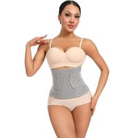 Faja Postparto de Carbón de Bambú de Alta Calidad, Cinturón Abdominal Ajustable para Después del Parto