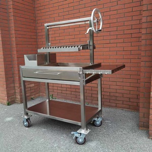 Parrilla Asado de 40" con Nuevo Diseño de Acero Inoxidable a Leña y Carbón con Brasero Estilo Santa María <span class=keywords><strong>Argentina</strong></span> - Product Image 2