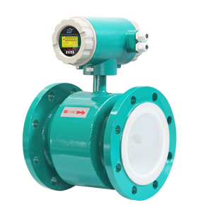 Débitmètre électromagnétique en acier inoxydable OEM 4-20 mA de type magnétique pour liquides et milieux aqueux avec écran LCD - Product Image 1