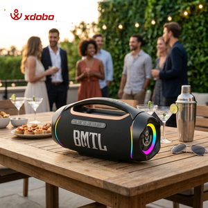 ลำโพงพกพา Xdobo BMTL <span class=keywords><strong>B</strong></span>-<span class=keywords><strong>O</strong></span>-<span class=keywords><strong>O</strong></span>-M II 120W RGB <span class=keywords><strong>HiFi</strong></span> สเตอริโอ เสียงเบสหนักแน่น พร้อมบลูทูธ 5.3 สำหรับใช้ในบ้านและนอกบ้าน - Product Image 6
