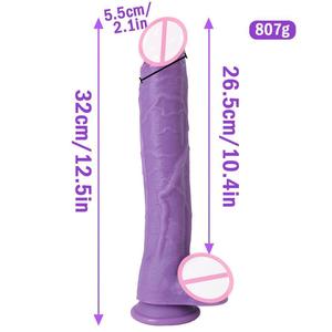 Dildo de Silicona Líquida de Doble Capa, Gran Tamaño, para Masturbación Femenina, Venta Internacional - Product Image 6