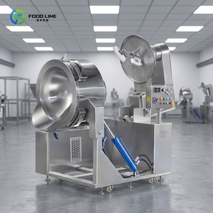 Poêle à frire industrielle en acier inoxydable, machine de cuisson industrielle à gaz inclinable, poêle à frire électrique industrielle - Product Image 1