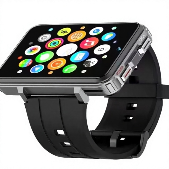 DM220 4G LTE Android Smart Watch with 2.4" TFT Display 5-10 Days Battery Life Voice Calls & Music Player