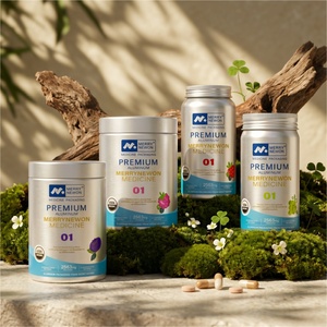Sealed Aluminum Jar for Probiotic Capsule <b>Pill</b> Packaging with Easy-Open Lid Probiotic Powder <b>Container</b> - Product Image 1