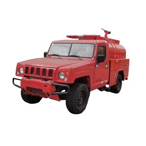 Baic Warriors 4x4 2 toneladas Chasis resistente Camión tanque de Bomberos de emergencia Rosa 2000 litros Tracción en todas las ruedas Tanque de agua Camión de bomberos - Product Image 2