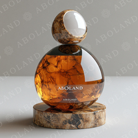 Flacon en verre Aboland pour parfum 50 ml, flacon de parfum acceptant le logo et la couleur personnalisés, design et emballage de flacon de parfum