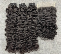 Extensions de Cheveux Humains Bruts 100% Naturels Non Traités, Bundles de Cheveux Remy, Boucles Birmanes et Indiennes, Cuticules Entièrement Alignées, Prix de Gros