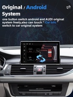 Lecteur autoradio multimédia Android 13 de 9 pouces pour Audi A6 C7 A7 2012-2018 Android Auto
