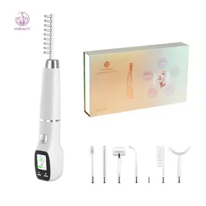 2024 featured portable ozone facial wand high frequency facial wand skin therapy machine