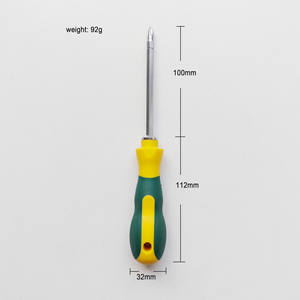 ไขควงเหล็กวานาเดียมแบบสองหัว 6x100 มม. ฟิลลิปส์และแบนหัวแม่เหล็ก เครื่องมือช่างสำหรับใช้ในบ้าน ชิ้นเดียว - Product Image 4