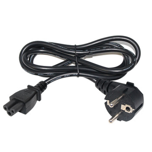 0.75mm EU Schuko 3 Round Pin Plug IEC C5 Mains Lead VDE Certified Universal Notebook Power Cord Cable - Product Image 3