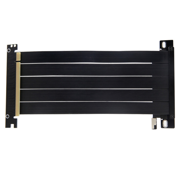 Pcie Gen 3.0 8GB/s 1X to 16X Riser Cable Reverse Extender GPU Graphics PCI-Express 90 Degree Flexible for Graphics Card