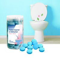 Tablettes nettoyantes puissantes pour toilettes, idéales pour éliminer les taches et les odeurs, parfaites pour la maison, l'hôtel, le bureau et les centres commerciaux.