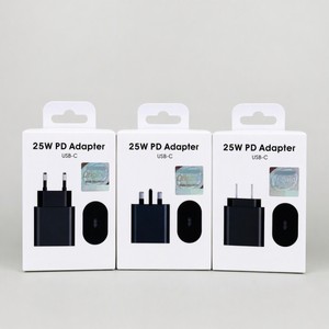 25W PD <b>USB</b>-<b>C</b> <b>Adapter</b> Fast Charger with Earbuds and Charging Cable EU US UK Plug for Mobile Phone Tablet - Product Image 2